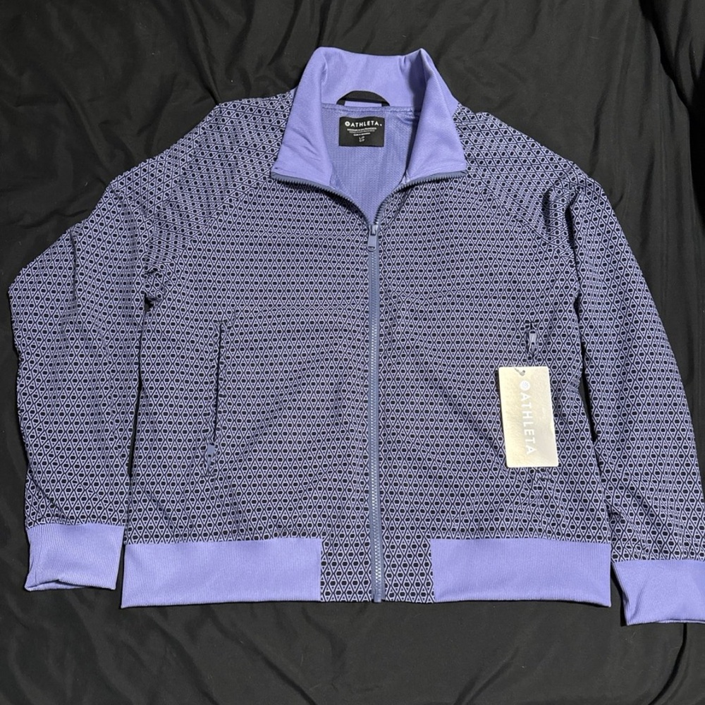 Athleta Purple Brooklyn Bomber Jacket